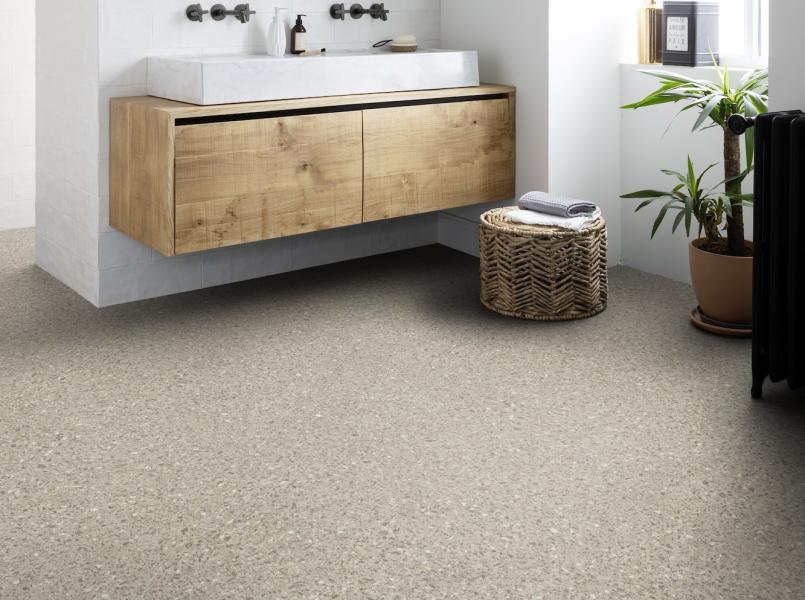 Terrazino beige bathroom